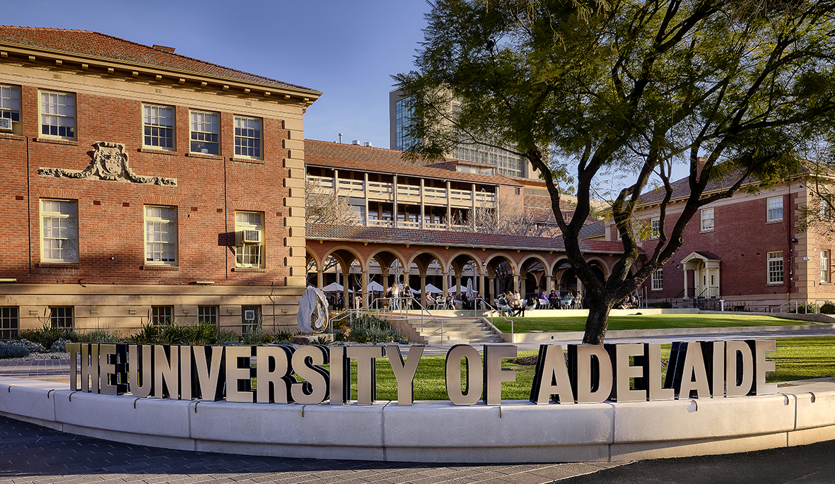 University of Adelaide sign