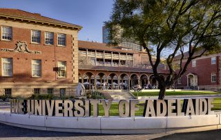 University of Adelaide sign