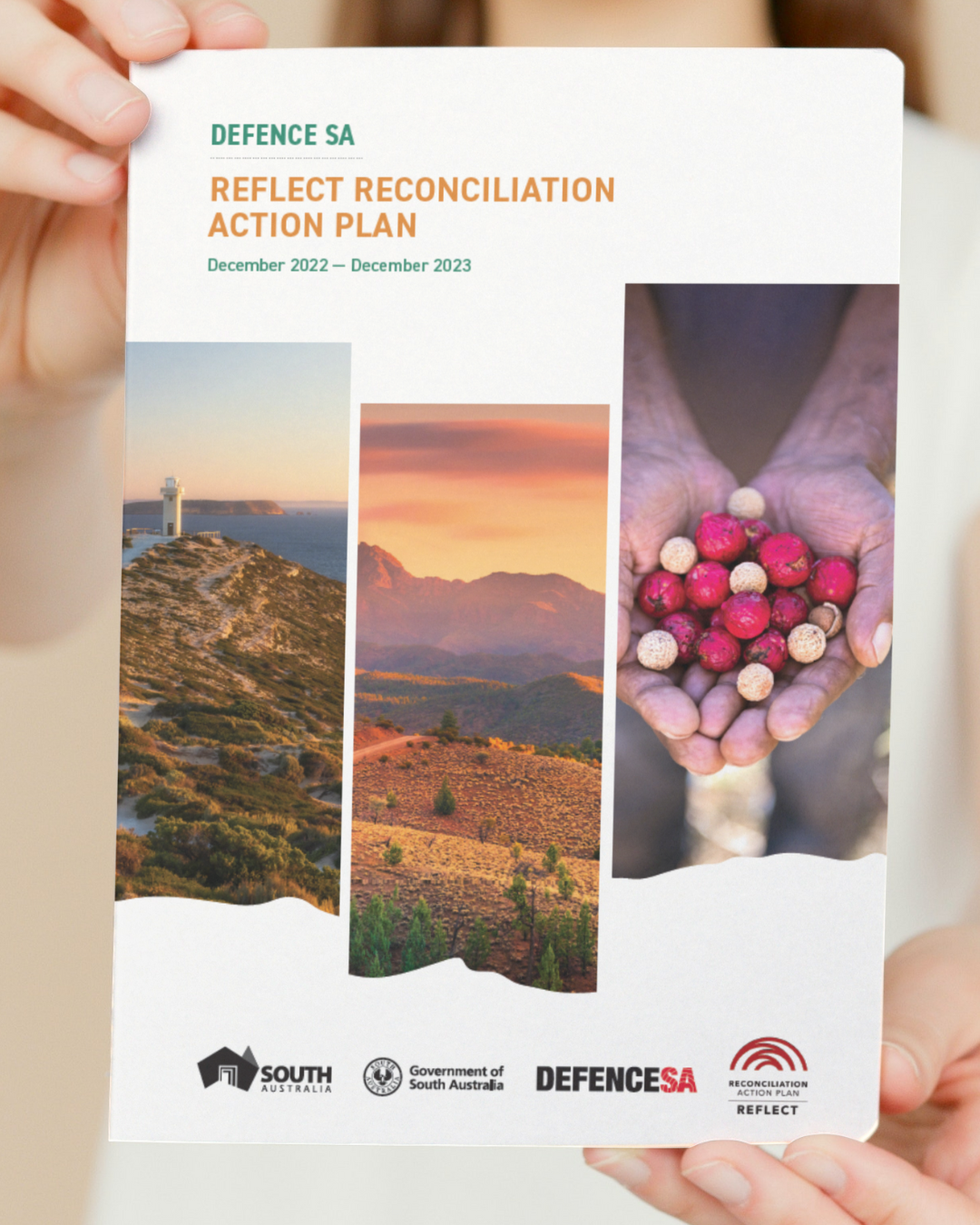 DSA RAP Cover Cover of the Defence SA Reconciliation Action Plan