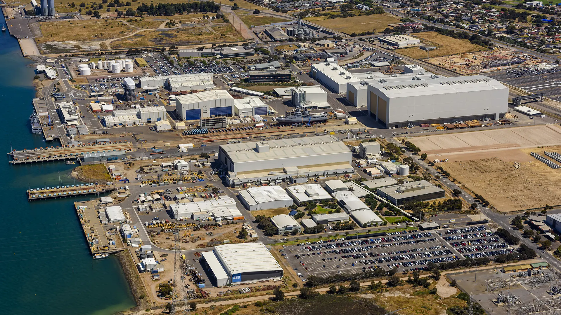 Aerial view of Edinburgh Defence Precinct in 2024. Credit: Simon Casson