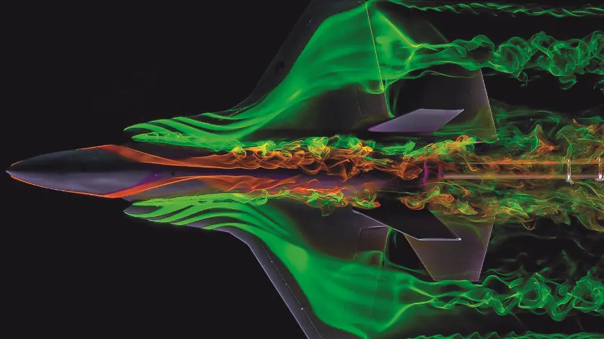 Digital representation of the F-35A Lighting II Joint Strike Fighter