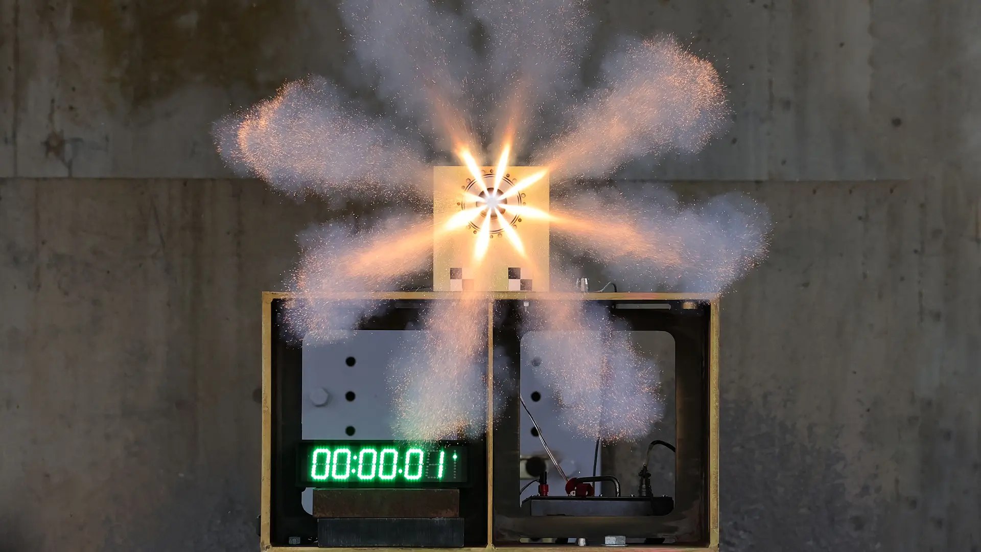 Open-air testing of the first in-country designed and developed pyrogen solid rocket motor igniter as part of an on-going DSTG igniter development program